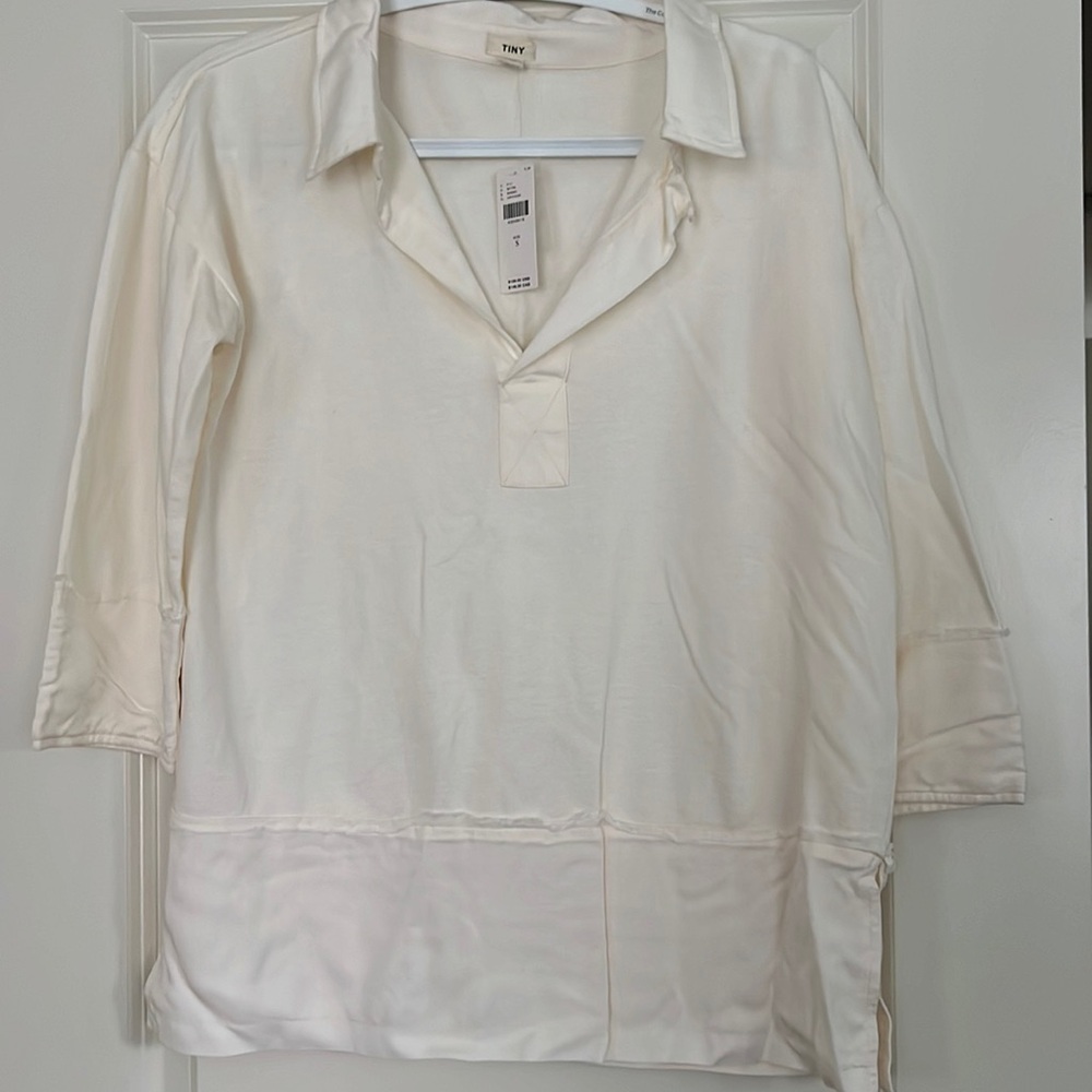 Anthropologie split-hem top